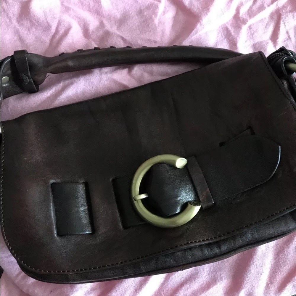 Francesco Biasia leather shoulder bag
